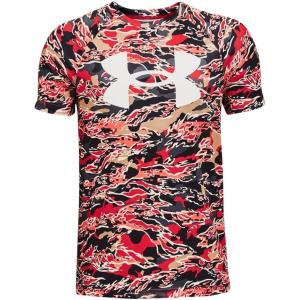 imageUnder Armour Boys Tech Big Logo Printed ShortSleeve TShirtRed 601White