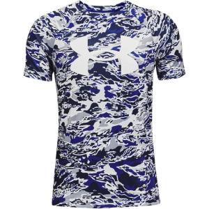 imageUnder Armour Boys Tech Big Logo Printed ShortSleeve TShirtRoyal 400White
