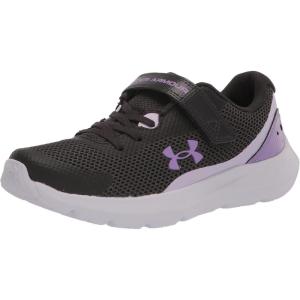 imageUnder Armour Girls Surge 3 Alternate Closure Running Shoes102 Jet GrayNebula PurpleDigi Purple