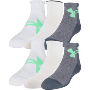 imageUnder Armour Kids Essential Lite Quarter Socks 6PairsPitch Gray Assorted