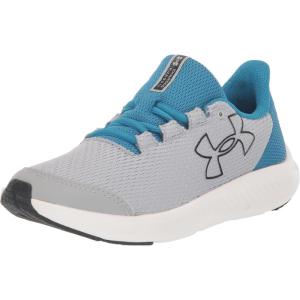 imageUnder Armour Kids Grade School Charged Pursuit 3 Running Shoe101 Mod GrayCosmic BlueBlack