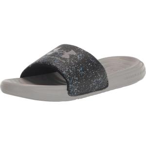 imageUnder Armour UnisexChild Ansa Graphic Slide Sandal007 BlackTinMetallic Tin