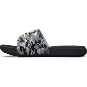 imageUnder Armour UnisexChild Ansa Graphic Slide Sandal010 BlackMod GrayTahoe Gold