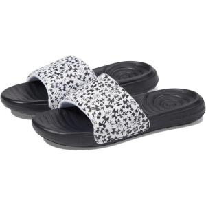 imageUnder Armour UnisexChild Ansa Graphic Slide Sandal105 WhiteBlackBlack