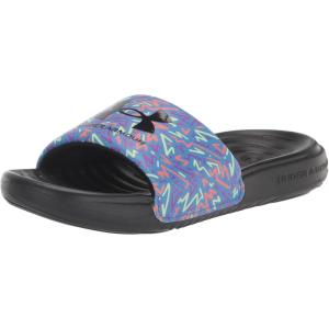 imageUnder Armour UnisexChild Ansa Graphic Slide SandalWater 402Black