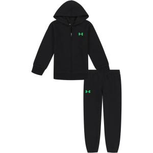 imageUnder Armour boys Hoodie Set pants ampamp Hoodie Lightweight ampamp Relaxed FitBlackGreen