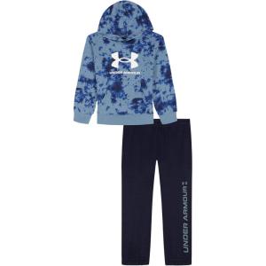imageUnder Armour boys Hoodie Set pants ampamp Hoodie Lightweight ampamp Relaxed FitBlue Smoke All Over Print