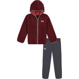 imageUnder Armour boys Hoodie Set pants ampamp Hoodie Lightweight ampamp Relaxed FitCardinal Red Sherpa