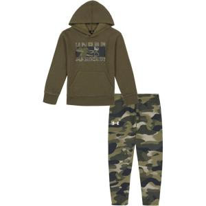 imageUnder Armour boys Hoodie Set pants ampamp Hoodie Lightweight ampamp Relaxed FitMarine Od Camo