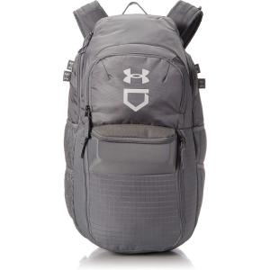imageUnder Armour mens Yard Baseball Backpack  Black 001White  One SizeSteel 035White