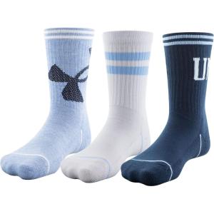 imageUnder Armour unisexchild Phenom Crew Socks 3pairsAcademy Assorted