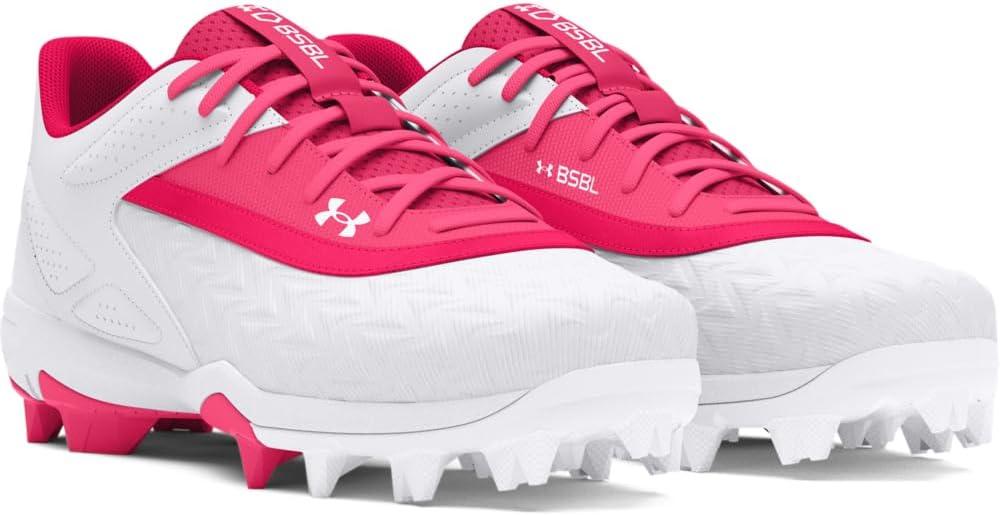 imageUnder Armour Boys Leadoff Low Rm Jr 30 Sneaker601 CeriseWhiteCerise