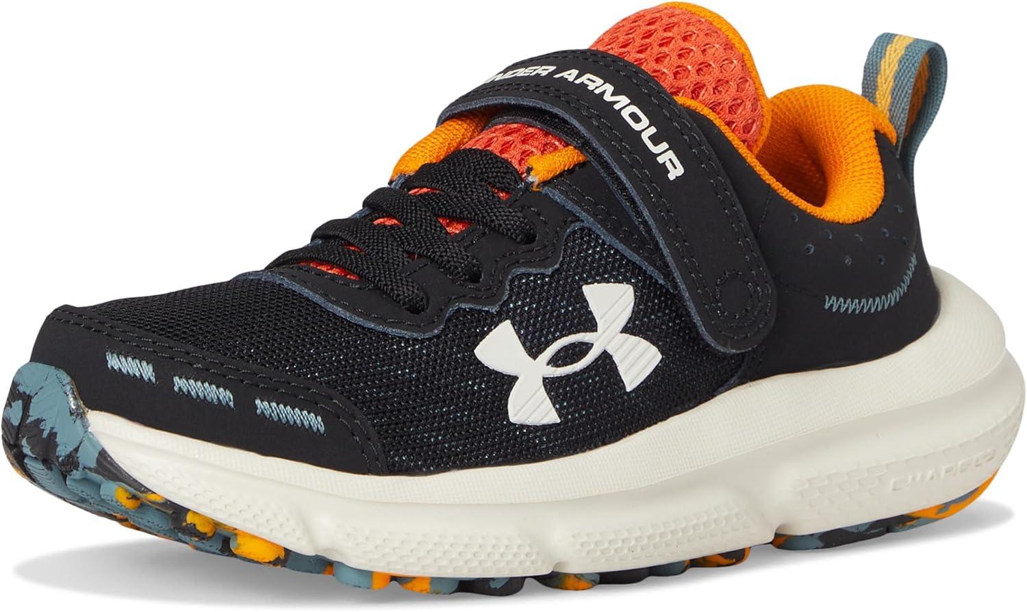 imageUnder Armour Boys Pre School Assert 10 Alternate Closure Sneaker007 BlackSquad OrangeStone