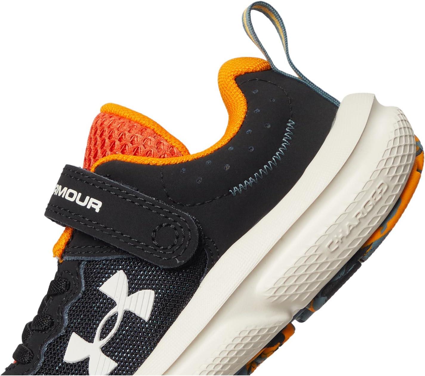 imageUnder Armour Boys Pre School Assert 10 Alternate Closure Sneaker007 BlackSquad OrangeStone