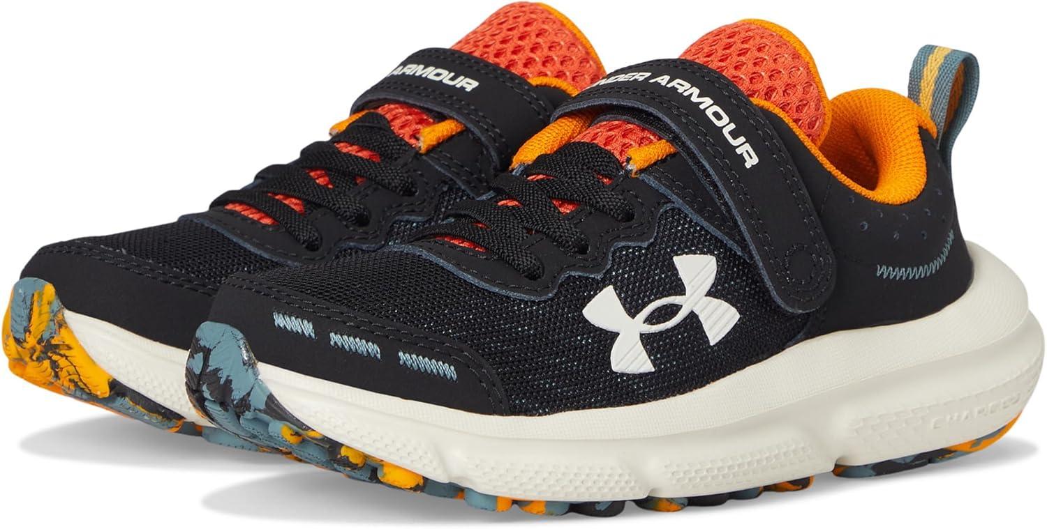 imageUnder Armour Boys Pre School Assert 10 Alternate Closure Sneaker007 BlackSquad OrangeStone