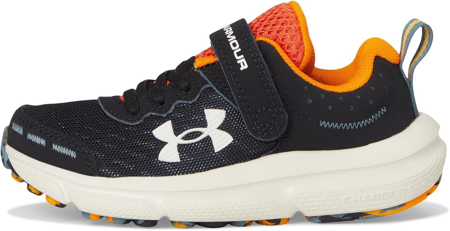 imageUnder Armour Boys Pre School Assert 10 Alternate Closure Sneaker007 BlackSquad OrangeStone