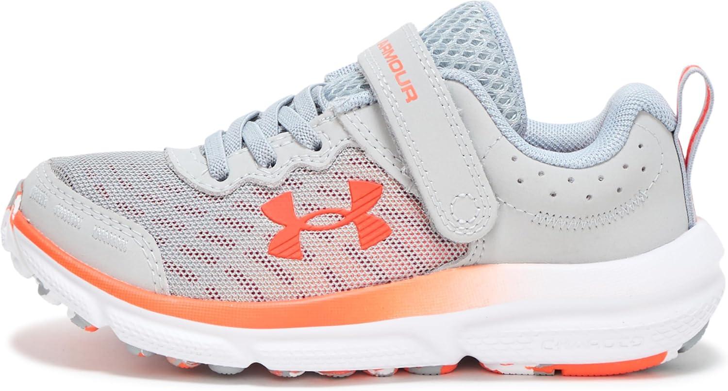 imageUnder Armour Boys Pre School Assert 10 Alternate Closure Sneaker011 Mod GrayRedAres Red