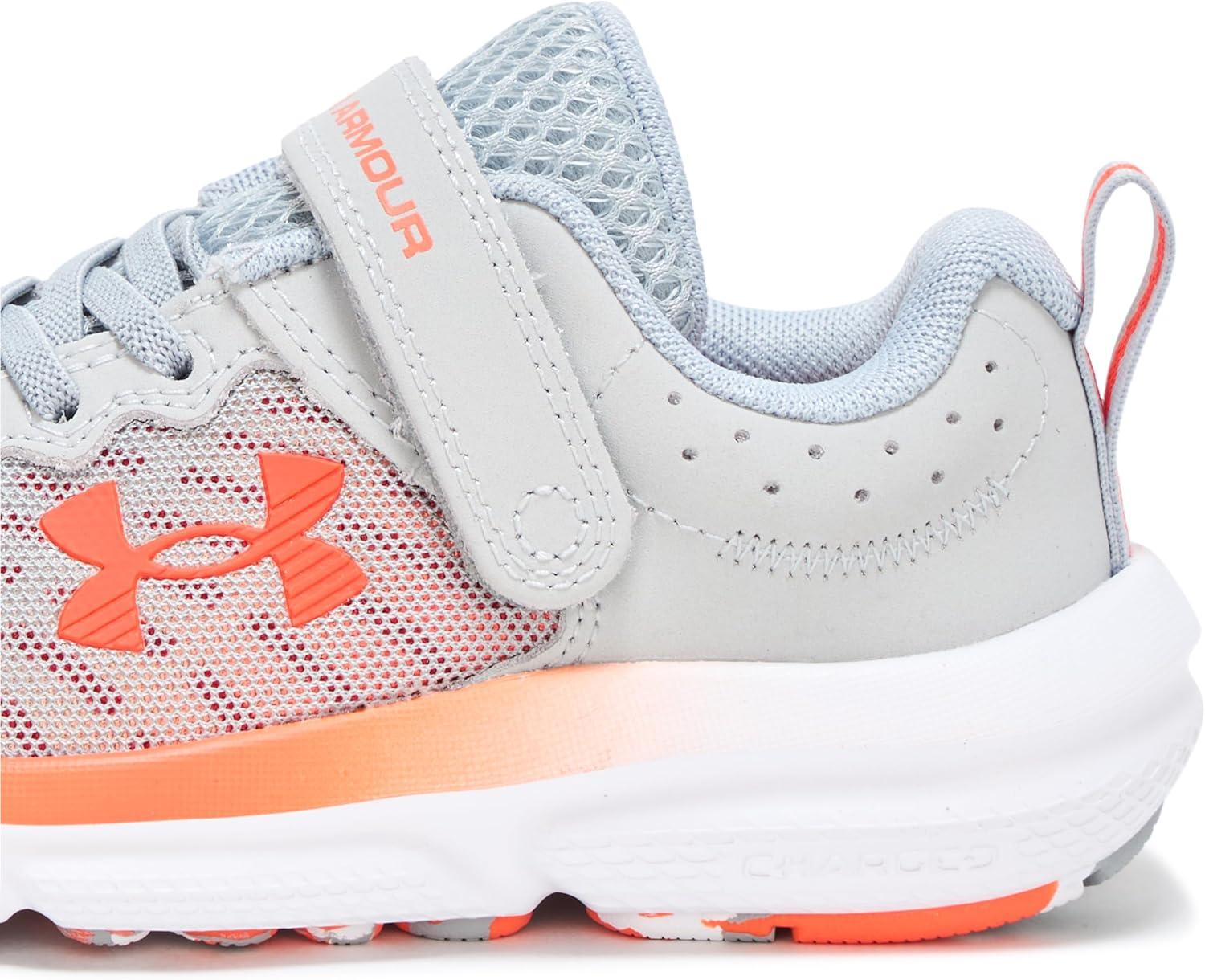 imageUnder Armour Boys Pre School Assert 10 Alternate Closure Sneaker011 Mod GrayRedAres Red