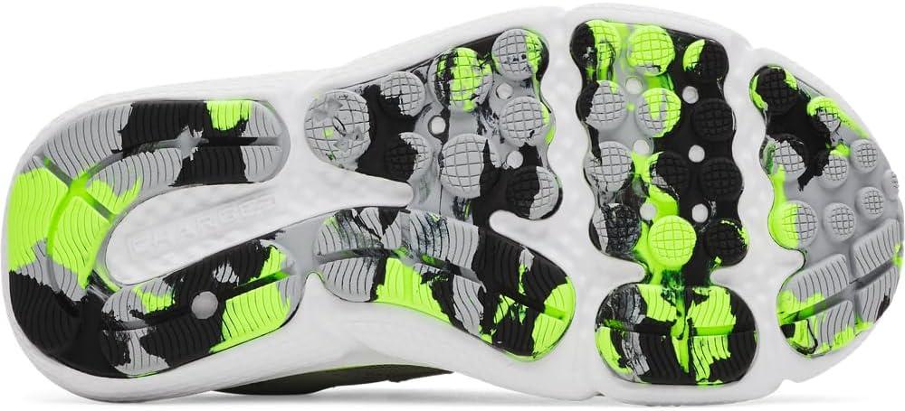 imageUnder Armour Boys Pre School Assert 10 Alternate Closure Sneaker012 Mod GrayBlackHyper Green