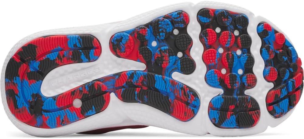 imageUnder Armour Boys Pre School Assert 10 Alternate Closure Sneaker602 RedBlue AtlantisBlack