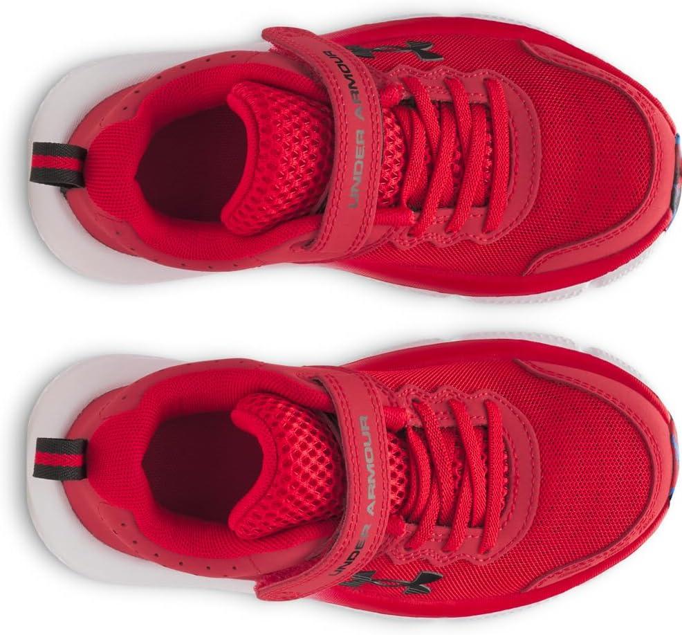 imageUnder Armour Boys Pre School Assert 10 Alternate Closure Sneaker602 RedBlue AtlantisBlack