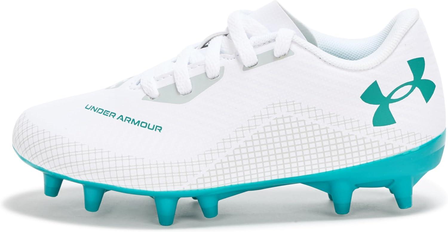 imageUnder Armour Boys Shadow Select 2 Jr Sneaker101 WhiteHalo GrayCoastal Teal