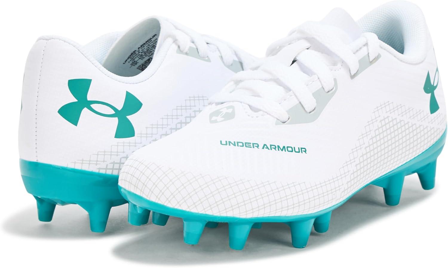 imageUnder Armour Boys Shadow Select 2 Jr Sneaker101 WhiteHalo GrayCoastal Teal