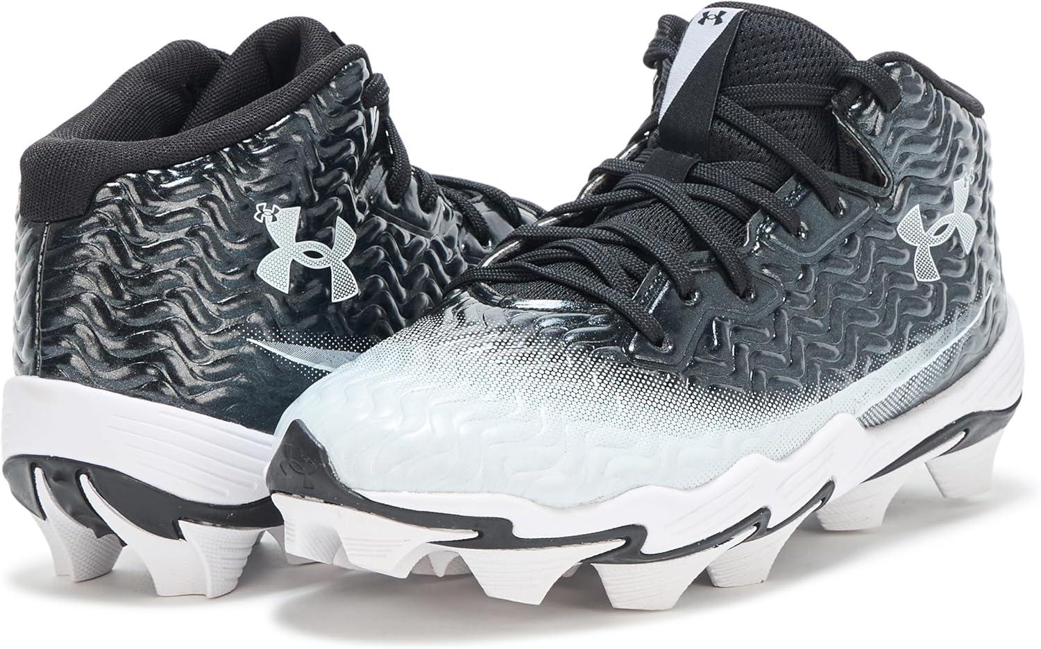 imageUnder Armour Boys Spotlight Hammer Rm Jr Sneaker001 BlackWhiteWhite