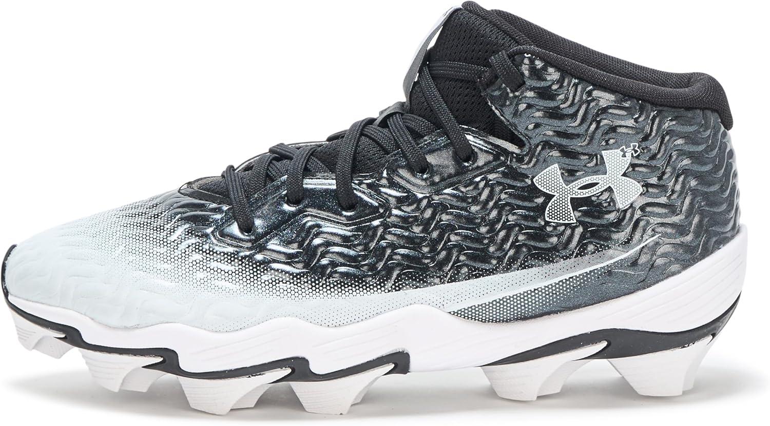 imageUnder Armour Boys Spotlight Hammer Rm Jr Sneaker001 BlackWhiteWhite