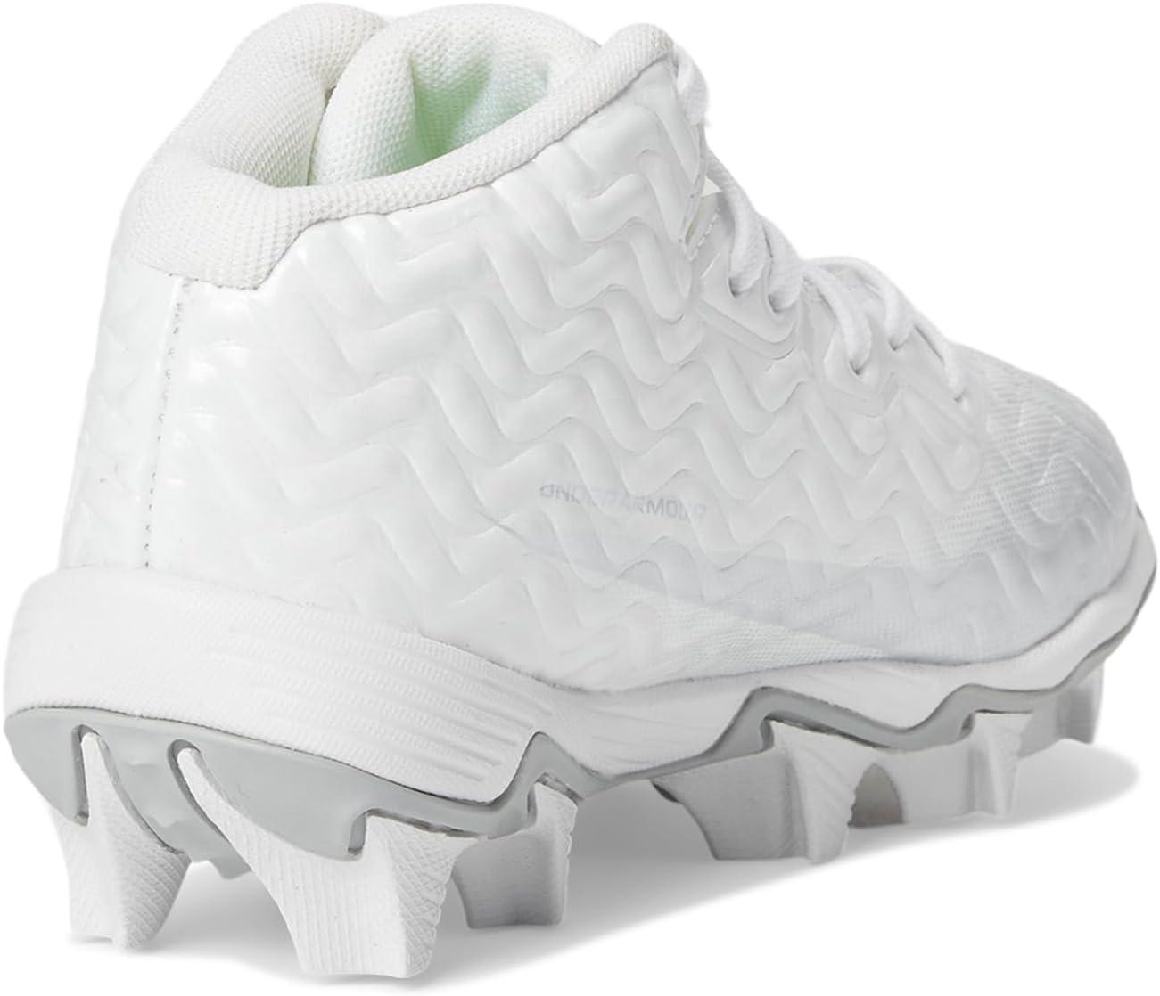 imageUnder Armour Boys Spotlight Hammer Rm Jr Sneaker100 WhiteMetallic SilverMetallic Silver