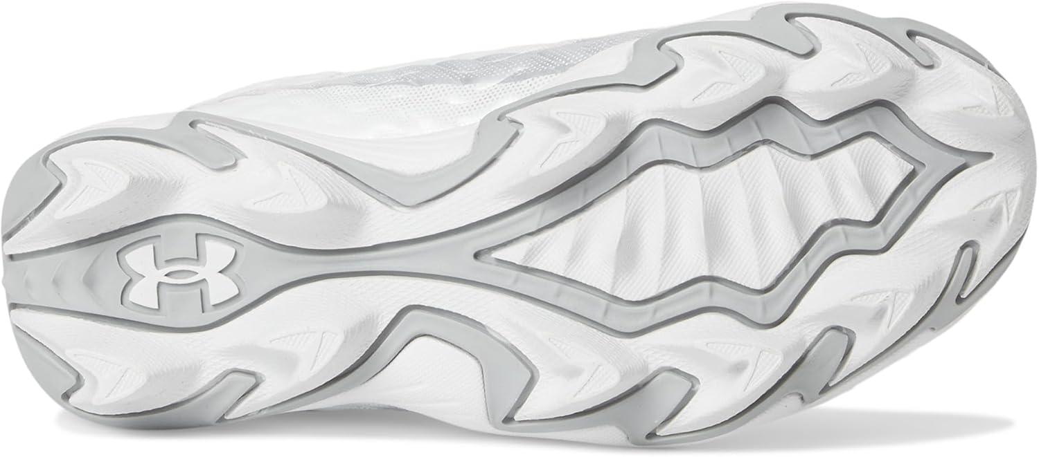 imageUnder Armour Boys Spotlight Hammer Rm Jr Sneaker100 WhiteMetallic SilverMetallic Silver