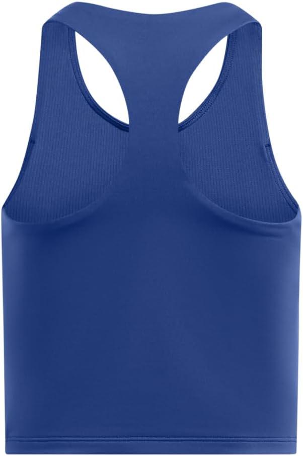 imageUnder Armour Girls Motion Crop Tank Top432 Tech Blue   White