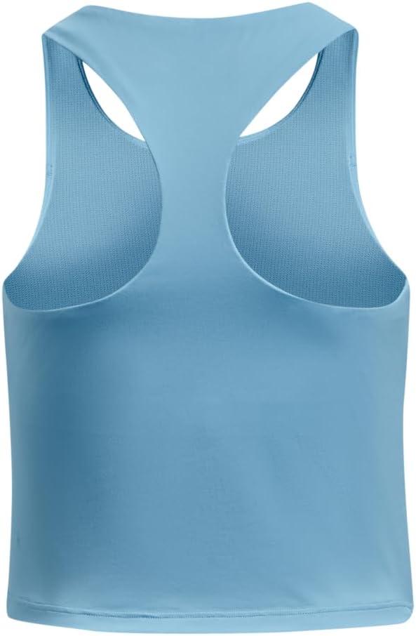 imageUnder Armour Girls Motion Crop Tank Top462 Tonic   Halogen Blue