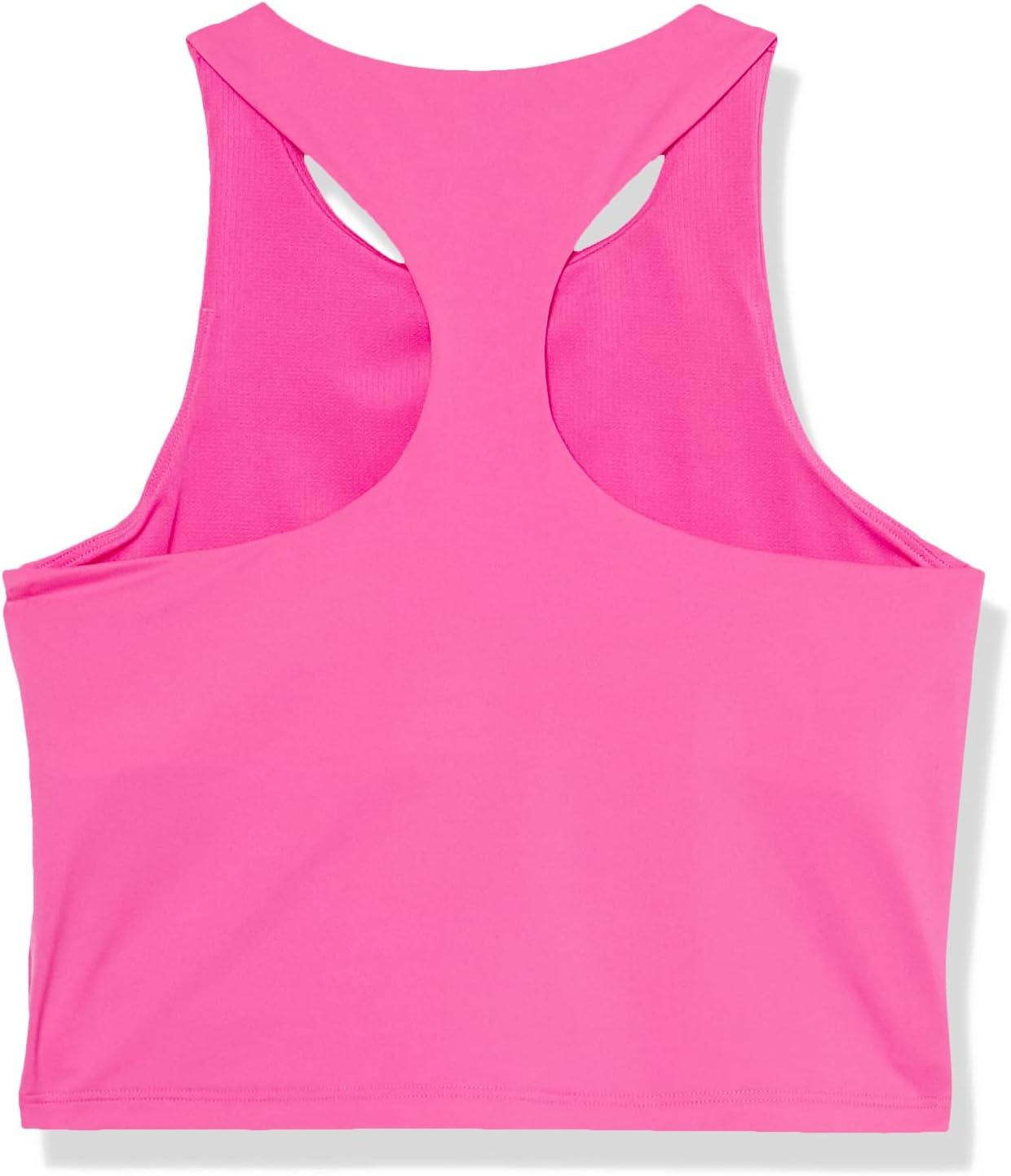 imageUnder Armour Girls Motion Crop Tank Top652 Rebel Pink   Pink Sugar