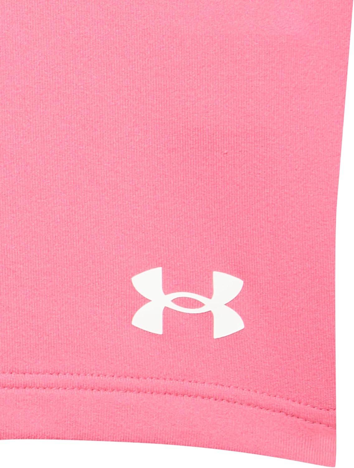imageUnder Armour Girls Motion Crop Tank Top672 Super Pink   White