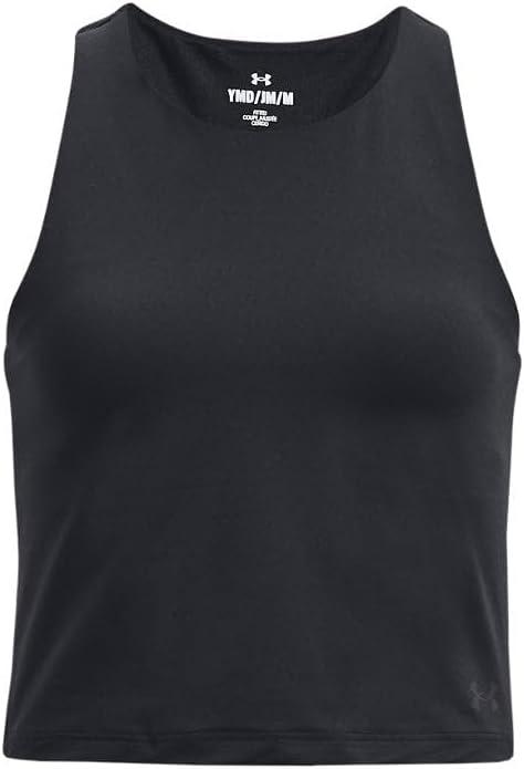 imageUnder Armour Girls Motion Crop Tank TopBlack 001Jet Graylegacy