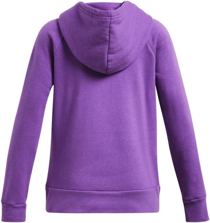 imageUnder Armour Girls Rival Fleece Big Logo Hoodie525 Lavish   Salt Purple