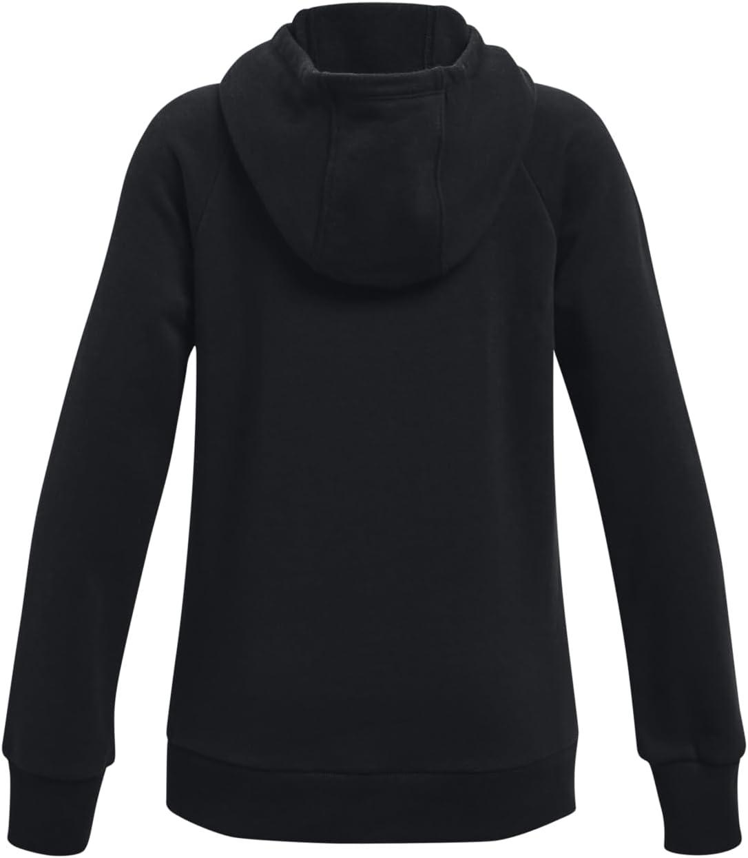 imageUnder Armour Girls Rival Fleece Core Logo HoodieBlack 001Vivid Lilac