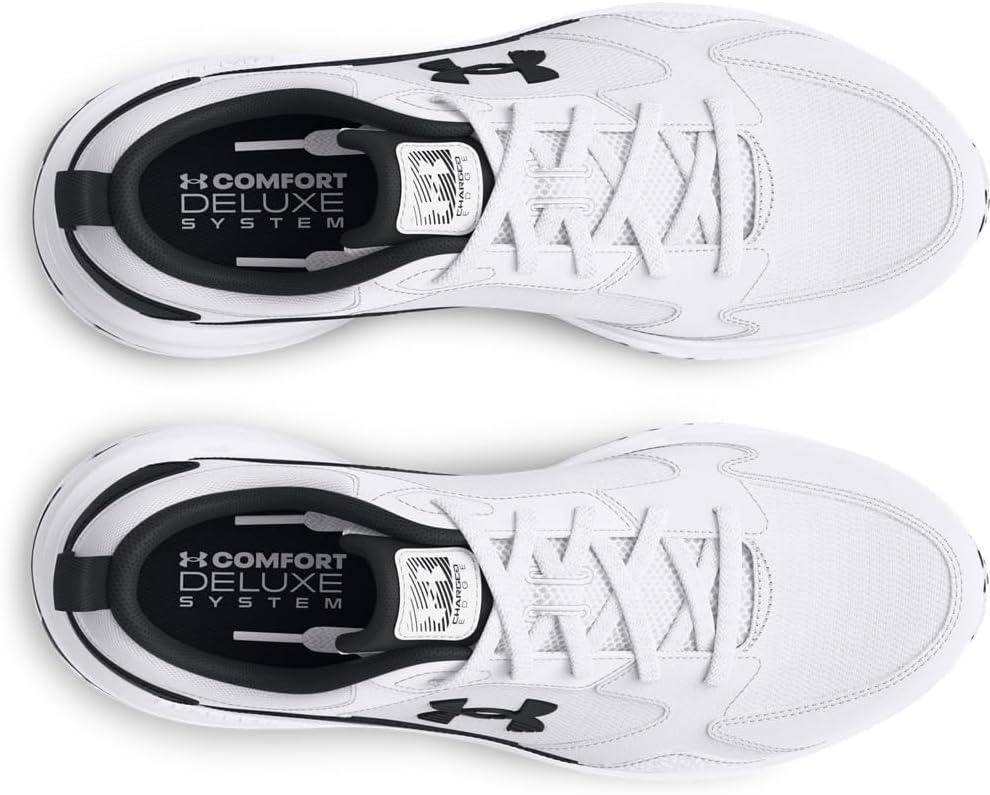 imageUnder Armour Mens Charged Edge Sneaker101 WhiteWhiteBlack