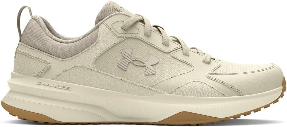 imageUnder Armour Mens Charged Edge Sneaker106 Ivory DuneWhiteIvory Dune