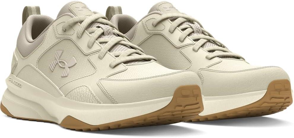 imageUnder Armour Mens Charged Edge Sneaker106 Ivory DuneWhiteIvory Dune
