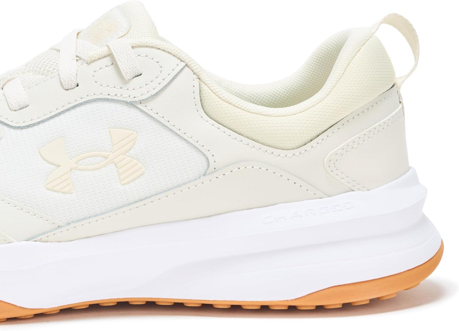 imageUnder Armour Mens Charged Edge Sneaker114 White QuartzIvory DuneIvory Dune