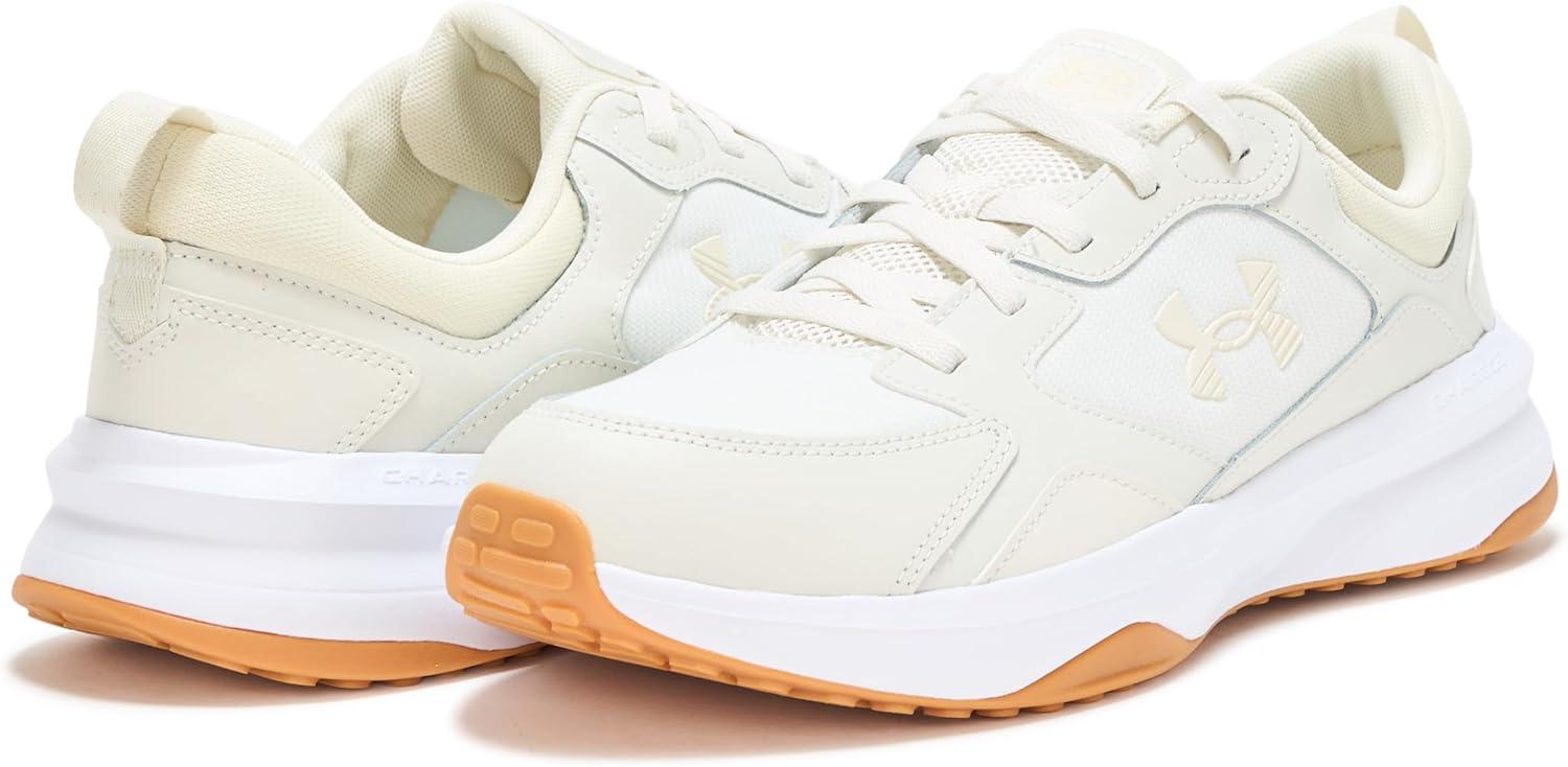 imageUnder Armour Mens Charged Edge Sneaker114 White QuartzIvory DuneIvory Dune