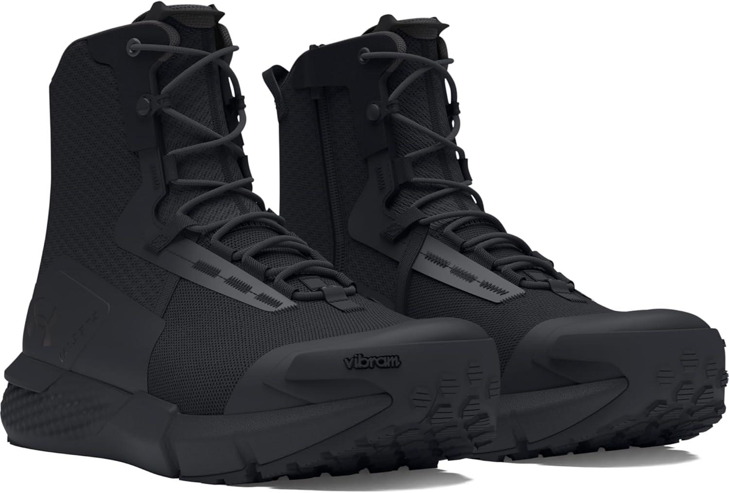 imageUnder Armour Mens Charged Valsetz Zip Military and Tactical Boot001 BlackBlackJet Gray