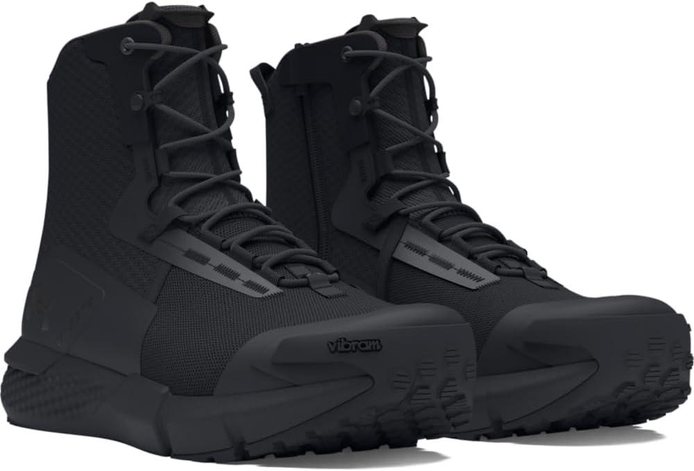imageUnder Armour Mens Charged Valsetz Zip Military and Tactical Boot001 BlackBlackJet Gray