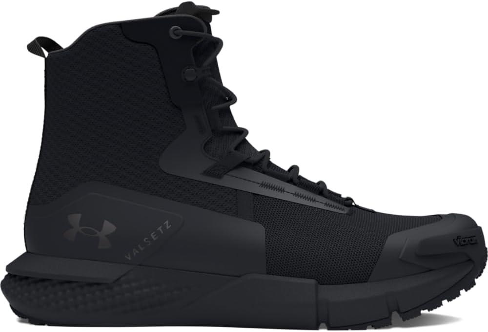 imageUnder Armour Mens Charged Valsetz Zip Military and Tactical Boot001 BlackBlackJet Gray