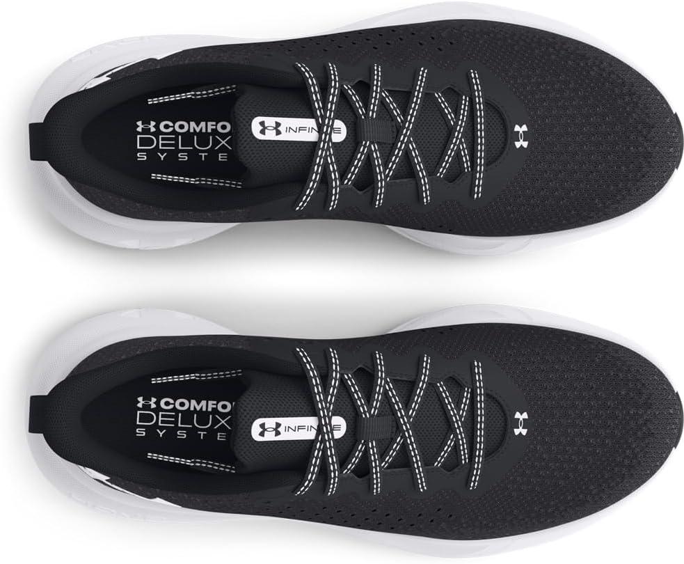 imageUnder Armour Mens Infinite001 BlackBlackWhite