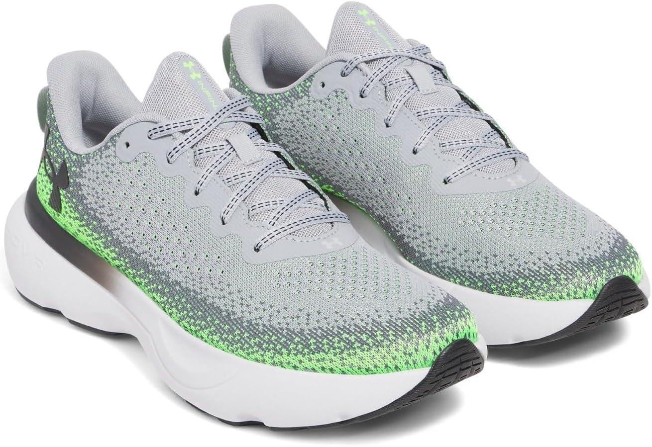 imageUnder Armour Mens Infinite011 Mod GrayHyper GreenBlack