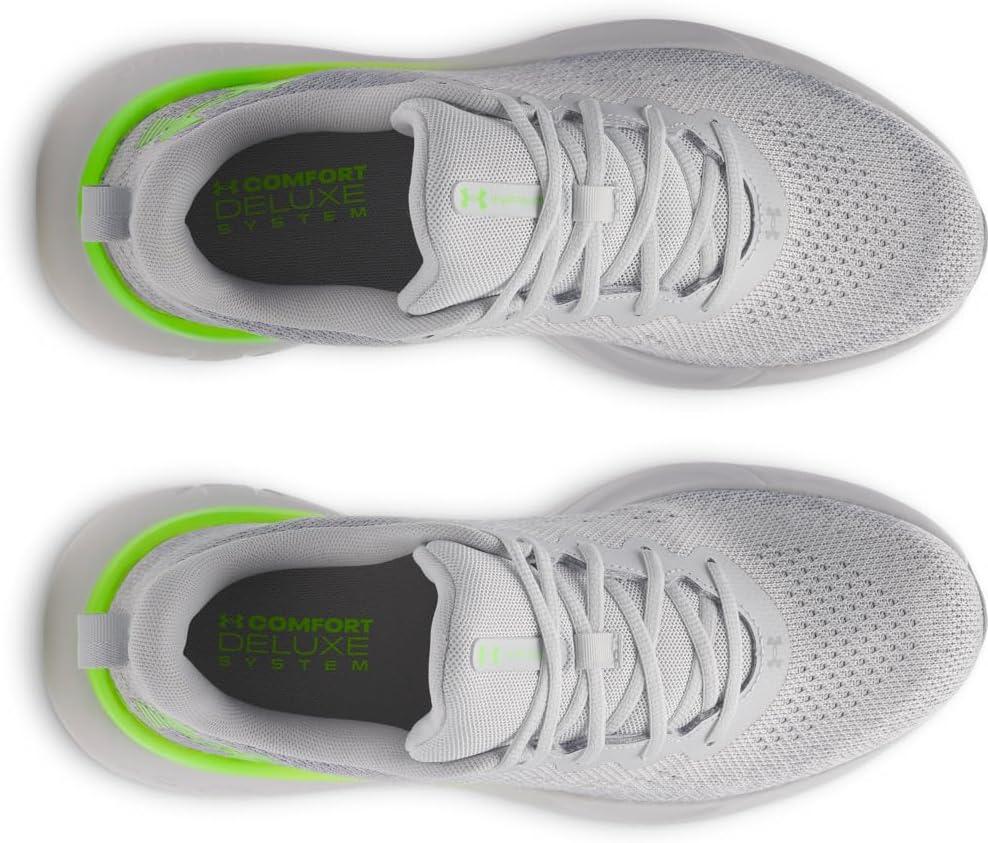 imageUnder Armour Mens Infinite023 Distant GrayHalo GrayHyper Green