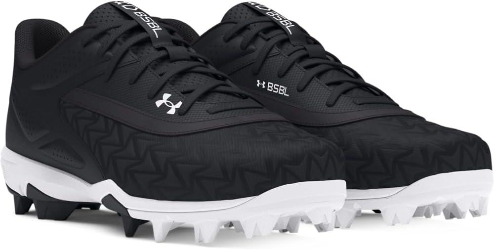 imageUnder Armour Mens Leadoff Low Rm 30 Baseball Cleat Sneaker001 BlackBlackWhite